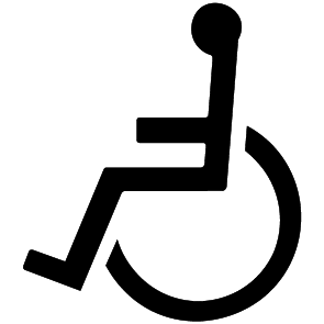 Sticker toilettes handicapés